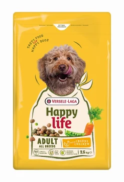 Werelddierendag|Hond Voeding|ohgreen Hondenbrokken happy life adult met kip 2,5kg