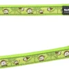 Hals-En Leibanden|ohgreen Hondenleiband - multilijn rd monkey -m