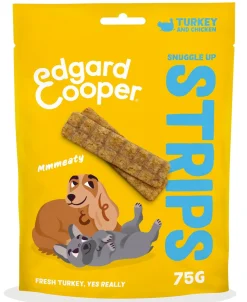 Hond Voeding|ohgreen Hondensnack treats snuggle up strips met kalkoen en kip