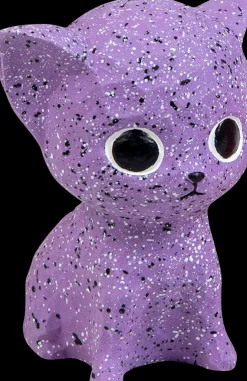 Speelgoed|ohgreen Hondenspeeltje: kat purper-12cm