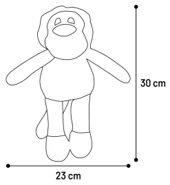 Speelgoed|ohgreen Hs tufflove leeuw bruin 30cm