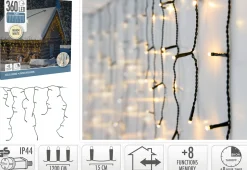 Basis Kerstverlichting|ohgreen Ijspegelverlichting 360led