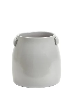Potten En Vazen|ohgreen Jars Pot tabor m grey d25h24