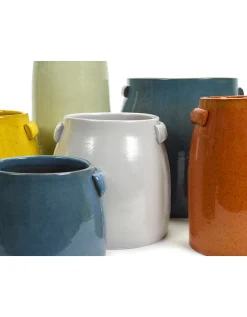 Potten En Vazen|ohgreen Jars Pot tabor s grey d22h19