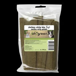 Hond Voeding|Werelddierendag|ohgreen Jerkey strip kip 215 gr/zakje