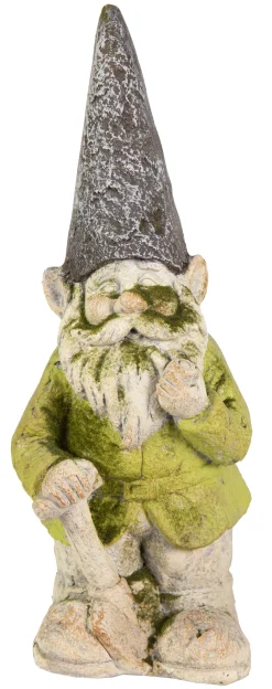 Beelden|ohgreen Kabouter staand pol.18x17x46