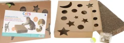 Speelgoed|ohgreen Kattenkrabplank met bal