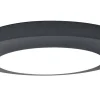 Verlichting|ohgreen Kayah wand / plafondlamp donkergrijs led 16.1ww