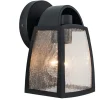 Verlichting|Ecocheques|ohgreen Kelsey wandlamp - helder glas mat zwart e27 40w