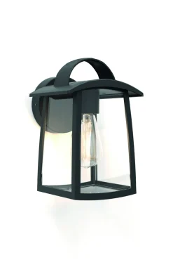 Verlichting|ohgreen Kelsey wandlamp - helder glas mat zwart e27 40w