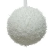 Kerstballen|ohgreen Kerstbal foam ice 10cm wit