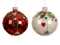 Thema Holiday|Kerstballen|ohgreen Kerstbal glas emaille, glanzend