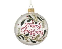 Thema Classic|Kerstballen|ohgreen Kerstbal glas helder 8cm transparant