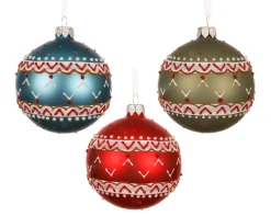 Thema Holiday|Kerstballen|ohgreen Kerstbal glas mat