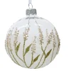 Thema Cosy|Kerstballen|ohgreen Kerstbal glas transparant bloemen