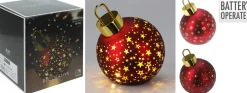 Deco Verlichting Binnen|ohgreen Kerstbal met led 15cm