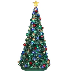 Lemax Kerstdorpen|ohgreen Kerstboom buiten, b/o (4,5v)