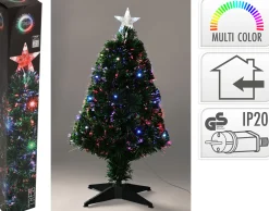 Deco Verlichting Binnen|ohgreen Kerstboom 90cm fiber optic