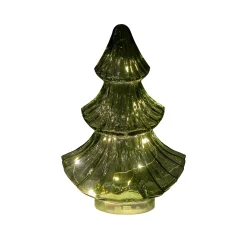 Deco Verlichting Binnen|ohgreen Kerstboompje glas 10led