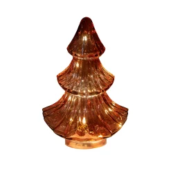 Deco Verlichting Binnen|ohgreen Kerstboompje glas 10led