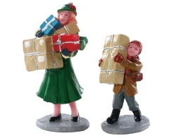 Lemax Kerstdorpen|ohgreen Kerstkoorts, set van 2