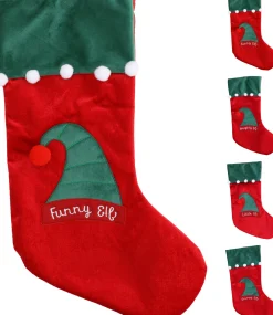 Kerstdecoratie|ohgreen Kerstsok elf