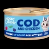 Kat Voeding|ohgreen Kitten kabeljauw&kip saus 85g