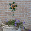 Decoratie|ohgreen Kleine zonnebloem windmolen