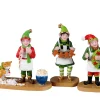 Lemax Kerstdorpen|ohgreen Knutselelfjes, set van 3