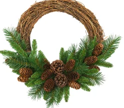 Kerstkransen En Guirlandes Kunststof|ohgreen Krans d41cm