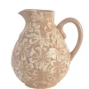 Potten En Vazen|ohgreen Kruik aardewerk 22cm roze