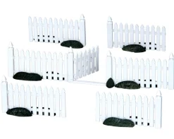 Lemax Kerstdorpen|ohgreen Kunststof schutting, set van 7