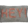 Cosy Corner|ohgreen Kussen "hey!" perzik