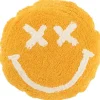 Sfeermakers|ohgreen Kussen smiley getuft katoen oranje/wit