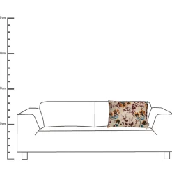 Sfeermakers|ohgreen Kussen takken velvet ivoor 40x60cm