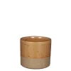 Potten En Vazen|ohgreen Lago pot rond bruin - h10xd11cm