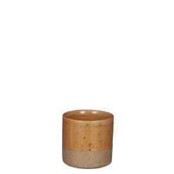 Potten En Vazen|ohgreen Lago pot rond bruin - h7,5xd7,5cm