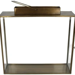 Sfeermakers|ohgreen Lantaarn messing goud 35x10x34cm