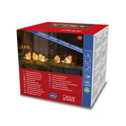 Deco Verlichting Buiten|ohgreen Led lichtsnoer 5 roodborstjes