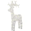 Deco Verlichting Buiten|ohgreen Led rendier zacht acryl reindeer flashing effect 89cm transparant/warm wit