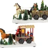 Lemax Kerstdorpen|ohgreen Led scenery paard en kar