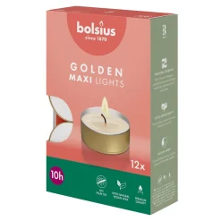 Kaarsen|ohgreen Maxi theelicht Gold Cup