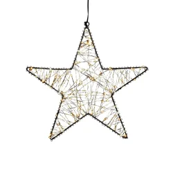 Deco Verlichting Binnen|ohgreen Metalen ster met 200 led lampjes