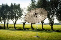 Parasol|ohgreen Mid pole Verona d250cm zwart-zwart