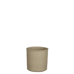 Potten En Vazen|ohgreen Momo pot cilinder taupe - h14xd14cm