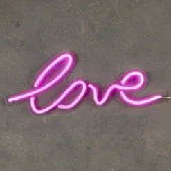 Verlichting|ohgreen Neon light love ip20 adapter included en timer - l45xb1,5xh17,5cm