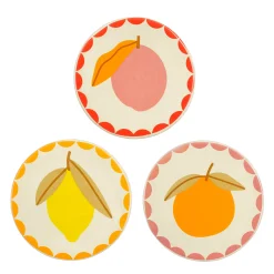 Servies|ohgreen Onderzetter fruit - h0,5xd9,5cm