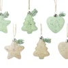 Thema Cosy|Kerstornamenten|ohgreen Ornament glas met tak en glitters