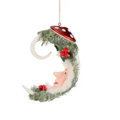 Kerstornamenten|ohgreen Ornament sneeuwwitje maan