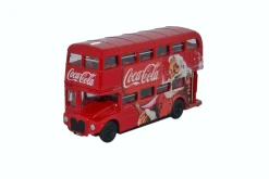 Lemax Kerstdorpen|ohgreen Oxford christmas bus coca-cola 1:76 rood